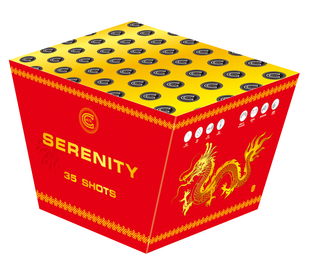 Buy Celtic Fireworks Serenity Online Today - Electrify Fireworks